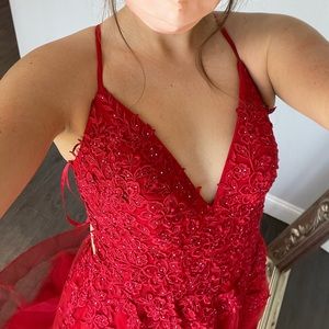 Beautiful red dress